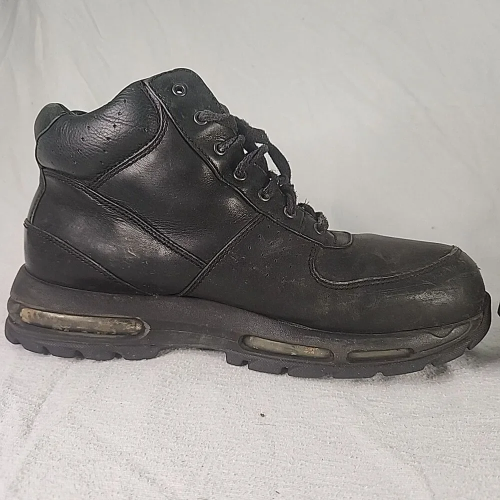 Shoes Nike Air Max Goadome ACG Leather Boots 10.5 Black Waterproof 865031-009